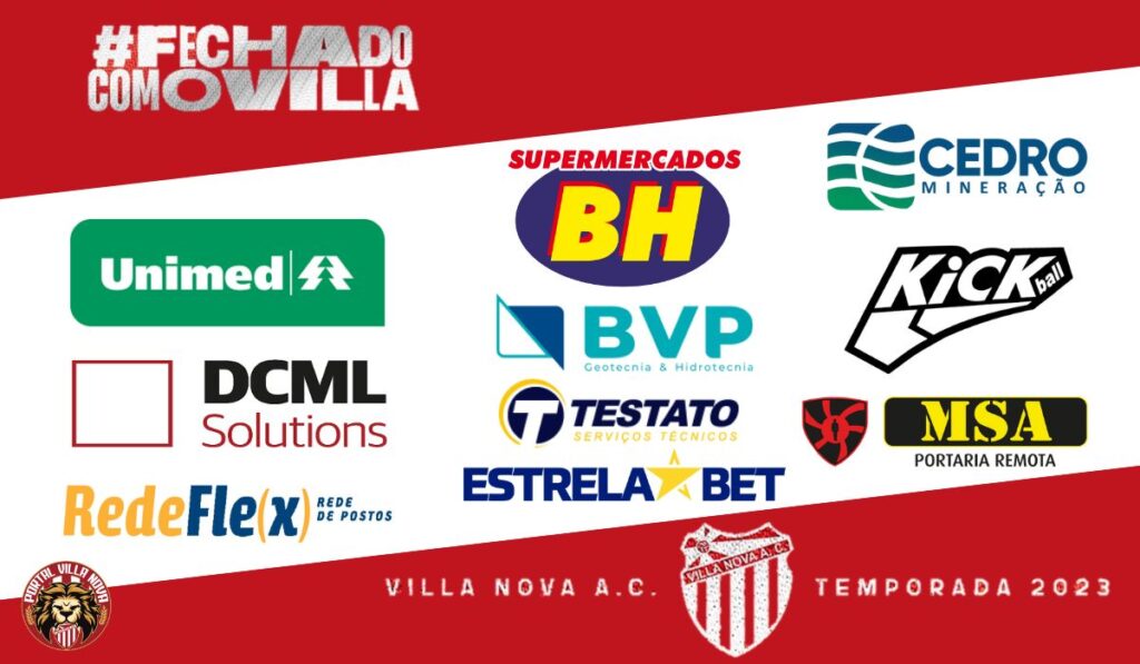 Patrocinadores Villa Nova AC 2023