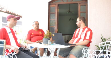 Zé Raimundo, Nathan Sacchetto Madureira e Rodrigo Ferreira em entrevista sobre os 20 anos da Crônica do Leão